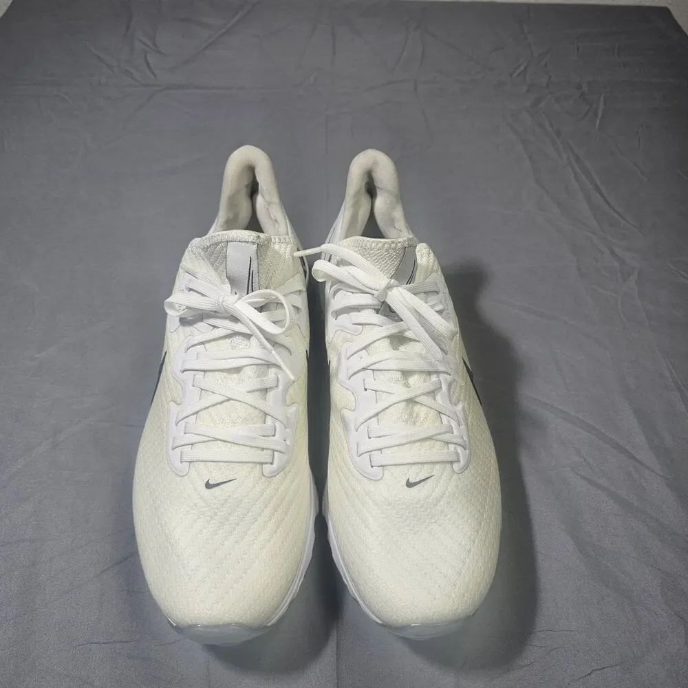 Nike Air Zoom Infinity Tour Flyknit Golf Shoes White Volt CT0540 M Size 9.5